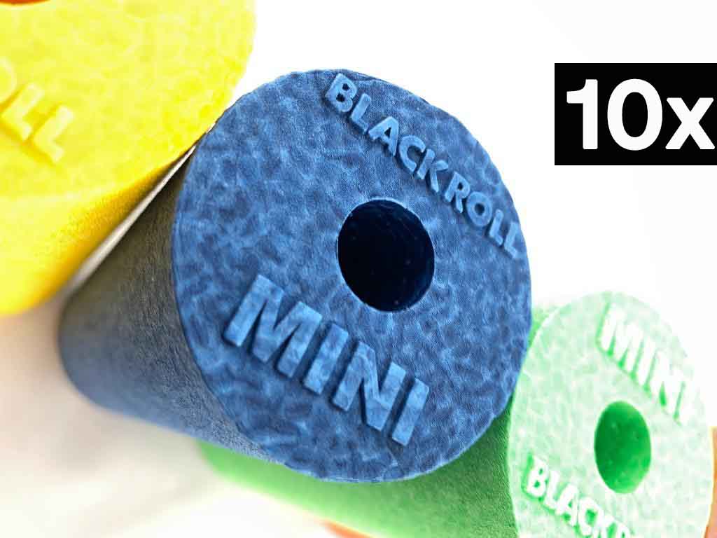 Compact BLACKROLL MINI foam roller – perfect for recovery on the go