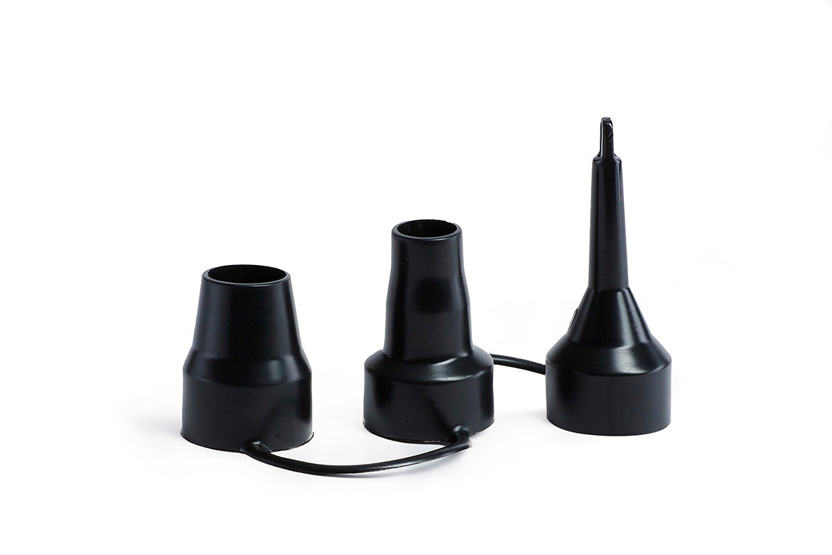 BLACKROLL inflatable couch pump housing – side profile highlighting compact design