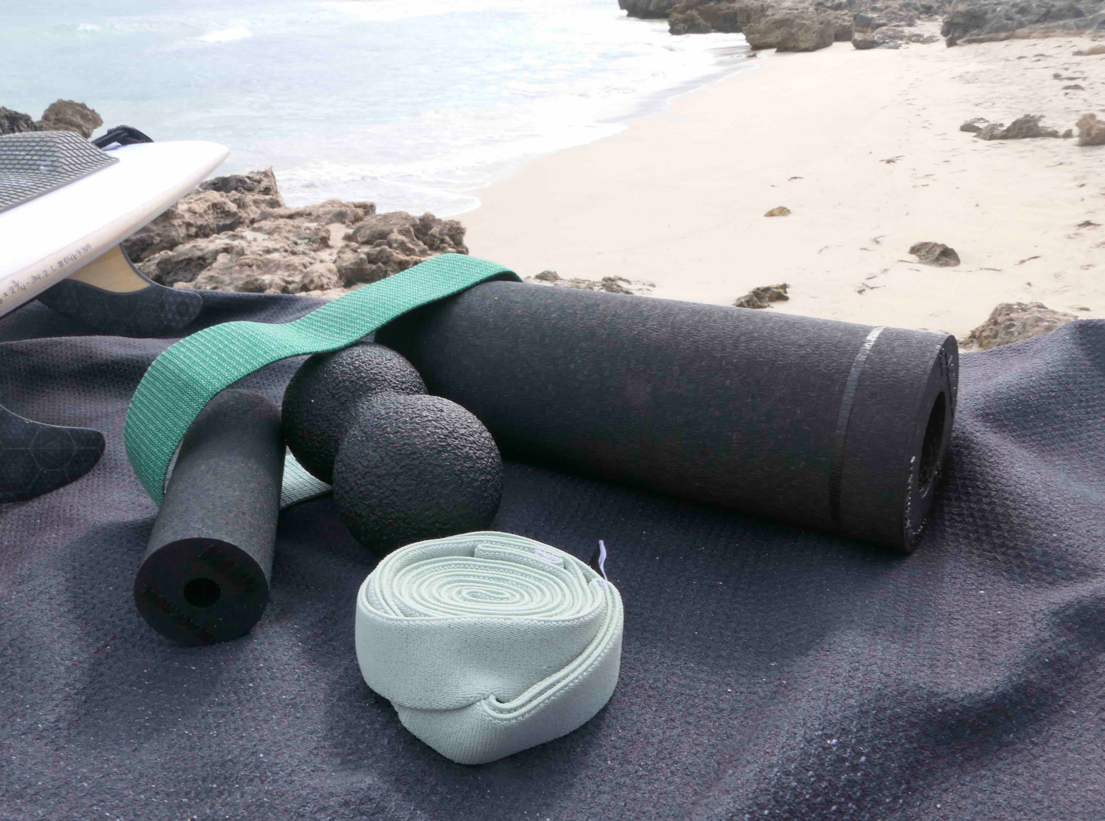 Recovery and physio tools for surfers