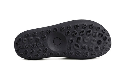 Close-up of curved rocker sole on BLACKROLL Recovery Slopes for improved posture and circulation