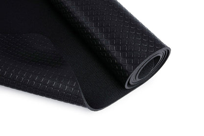 BLACKROLL® fitness and yoga mat folded to show thickness and grip